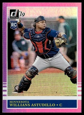 2019 Donruss Holo Pink Willians Astudillo Minnesota Twins #241 - Image 1 of 2