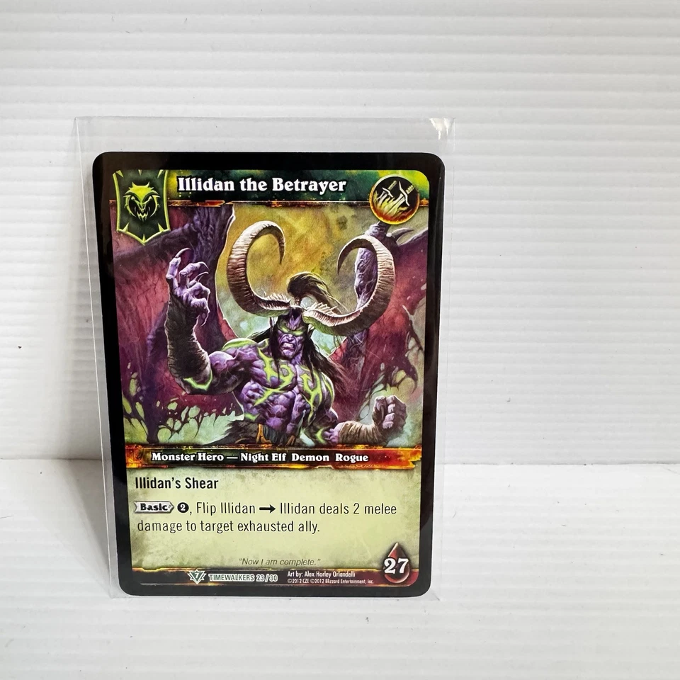 Illidan The Betrayer Timewalkers 23/30 World Of Warcraft TCG - Image 1 of 2
