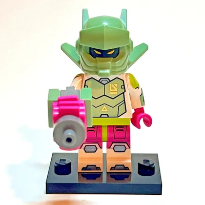 LEGO CMF Robot Guerrero Col412 Serie 24 Minifigura - 71037 Pink Armor Blaster Foto 1 de 4