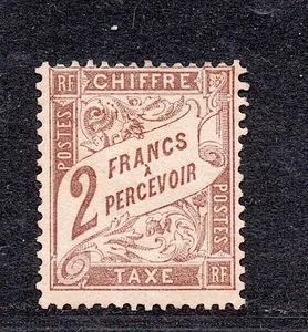 + cote 2000 E/ 2F TAXE DUVAL No23 SUPERBE ET SIGNE CALVES / TRES RARE +++++ - Picture 1 of 2