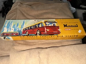 AHM By Eheim HO Modelo Miniaturas Minibús Sistema Set 4001 Autobús Rojo con Caja - Imagen 1 de 12