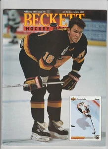REVISTA TREVOR LINDEN BECKETT GUÍA DE PRECIOS DE HOCKEY EDICIÓN 16 FEBRERO 1992 CANUCKS - Imagen 1 de 2