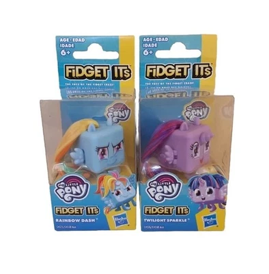 Juego de 2 piezas Fidget Its My Little Pony Rainbow Dash and Twilight Sparkle Fidget Cube Foto 1 de 4
