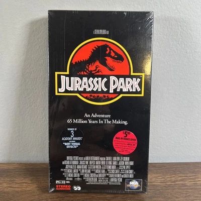 Jurassic Park VHS SEALED Watermarks Hype MCA Spielberg Sam Neill  - Image 1 of 4