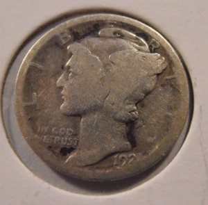 1921 P Merkur Silber Groschen HALBSCHLÜSSELDATUM (21PT1) - Bild 1 von 9