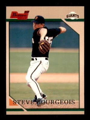 1996 Baseball Bowman Steve Bourgeois San Francisco Giants #230 RC3 - Image 1 of 2