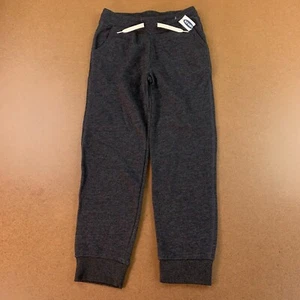 Old Navy Kids Size Medium (8) Charcoal Drawstring-Waist Straight-Leg Joggers NWT - Picture 1 of 5