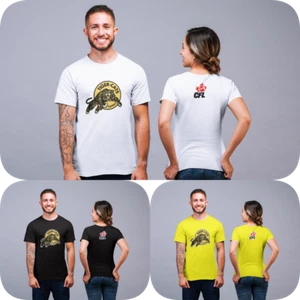 CFL 1970's Style Hamilton Tiger Cats Logo T - Shirt S - 3XL - 3 Colors NEW NWOT - Picture 1 of 4