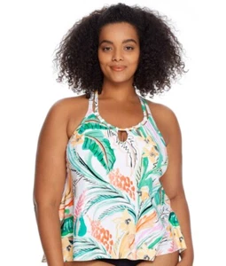 Birdsong Plus Size Keyhole Underwire Tankini Top Lanai 20G/H NEW (583) - Picture 1 of 4