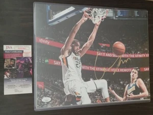 RUDY GOBERT Autographed 11x14 photo Utah Jazz Dunk over Jokic JSA coa - Picture 1 of 1