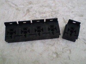 RELAY BASE HOLDER MINI RELAY STACKABLE FOR NARVA HELLA BOSCH 4 OR 5 PIN x5 - Picture 1 of 11