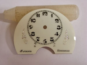 Cadran en émail de montre 8 jours Hebdomas Enamel dial Days Tage Dias NOS - Foto 1 di 5