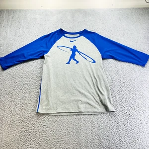 Nike Shirt Men Medium Gray Blue Ken Griffey Swingman Dri Fit Baseball Adult - Bild 1 von 10