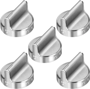 5 Pack Upgraded Gas Stove Knobs for Whirlpool Range WFG540H0ES0 Replacement - Picture 1 of 12