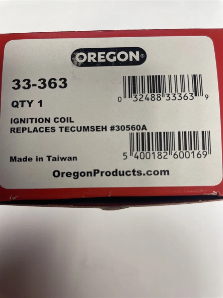 Oregon Genuine OEM Replacement Tecumseh 30560A Ignition Coil # 33-363 - Image 1 of 4