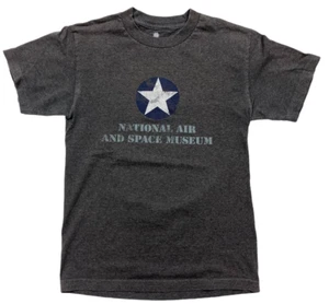 National Air & Space Museum Smithsonian MerchAir Force Star Graphic Grey T Sm - Picture 1 of 4