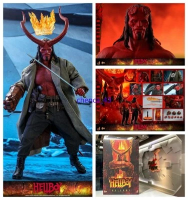 Figura de acción coleccionable de superhéroes Hellboy escala 1/6 Hot Toys MMS527 nuevos regalos Foto 1 de 4