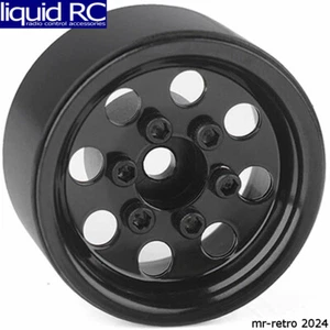 RC4WD Z-W0358 Stamped Steel 1.0 Pro8 Beadlock Wheels Black - Picture 1 of 2