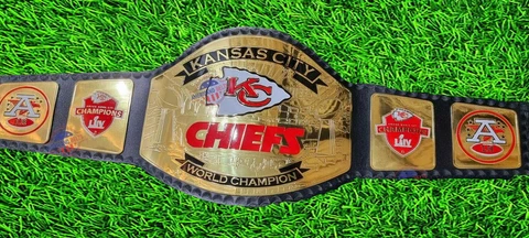 Kansas City Chiefs Championship Belt Super Bowl American Football NFL Champion Cover