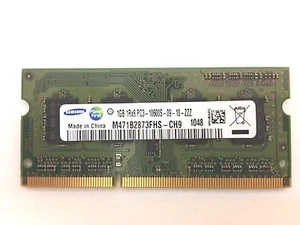 Samsung 1GB PC3-1060 DDR3 1066 MHz 204 Pin SODIMM Laptop Memory M471B2873FHS-CF9 - Picture 1 of 2