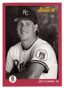 Jeff Conine RC - Kansas City Royals (MLB) 1991 Leaf Studio Baseball # 63 - Mint - Picture 1 of 1