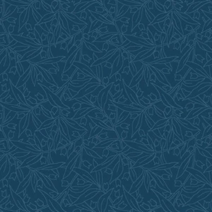 28" Long Remnant WILLOUGHBY Navy Blue Tonal Quilt Fabric by Maywood #10527N - Picture 1 of 2