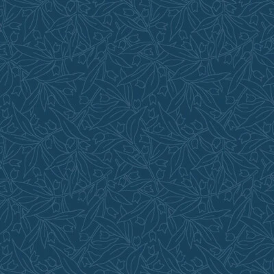 28" Long Remnant WILLOUGHBY Navy Blue Tonal Quilt Fabric by Maywood #10527N - Image 1 of 2