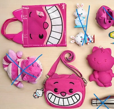 Bolso Convertible Disney Store MXYZ CHESHIRE CAT, Bolso Reutilizable y Estuche para Lápices Nuevo con Etiquetas Foto 1 de 4