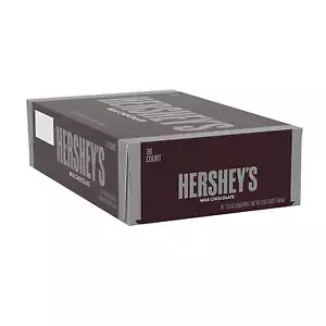 HERSHEY'S Milk Chocolate Candy, Bulk, Individually Wrapped, Gluten Free, 1.55 oz - Picture 1 of 6