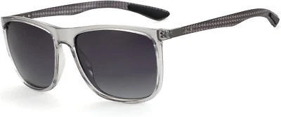 Occhiali Da Sole Polarizzati Uomo in Fibra Di Carbonio Staffa Occhiali Da Sole Q - Immagine 1 di 4