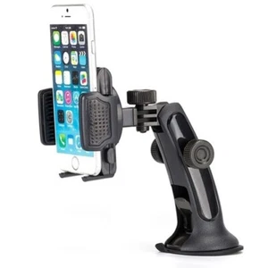 Car Mount Dash Windshield Air Vent Holder Cradle 2-in-1 for Cell Phones - Picture 1 of 12