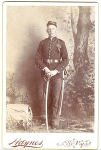 Indian Wars - Pvt. 6th U.S. CAVALRY, TROOP M Cabinet Photograph - Picture 1 of 1