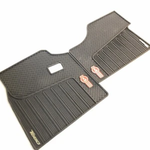 Kenworth KWL0G0T880 for 2014-2020 Semi Truck Vinyl Rubber Front Floor Mats- Set - Picture 1 of 9