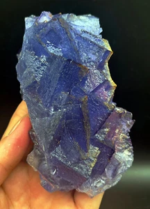 368g Natural Beautiful Transparent Blue Fluorite Mineral Specimen China - Picture 1 of 9