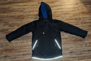 Hanna Andersson schwarze Jacke und Schneehose mit Kapuze Set 140 Gr. 10 - Bild 1 von 8