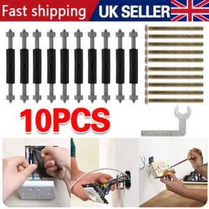 10 PCS Wall Mounted Box Switch Socket Cassette Repair Kit Tool Screw Support Rod - Picture 1 of 10