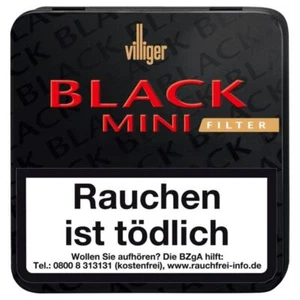 Villiger Black Mini Sumatra Filter Zigarillos Cigarillos 5 x 20 Zigarren - Bild 1 von 1