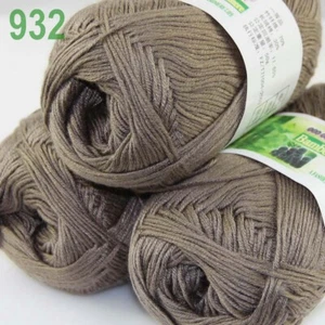 Sale 3BallsX50gr Bamboo Cotton Baby Blankets Hand Knitting Crochet Yarn 32 - Picture 1 of 12