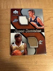 2007-08 Upper Deck Sweet Shot Swatches Memorabilia Andrei Kirilenko Caron Butler - Picture 1 of 2