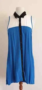 size m fits ladies 12 Vgc Cotton on collared lightweight mini dress tunic top - Picture 1 of 5