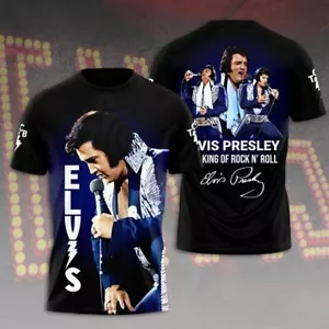 Elvis Presley 3D Unisex T-shirt, gift for fan - Picture 1 of 3