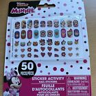 DISNEY JUNIOR MINNIE MOUSE 50 ASSORTED NAIL STICKERS NEW