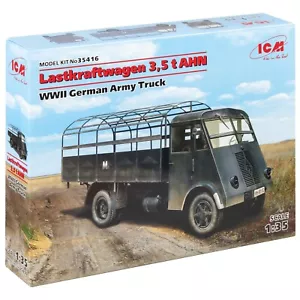 ICM 35416 Plastik Modellbausatz 1:35 Lastkraftwagen 3,5 t AHN WWII Wehrmacht LKW - Bild 1 von 24