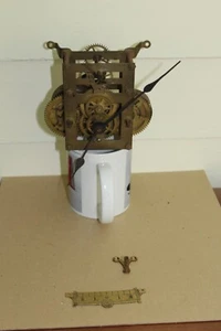 Antique New Haven 30 Day Regulator Clock Movement W/ Second, Minute & Hour Hands - Picture 1 of 13