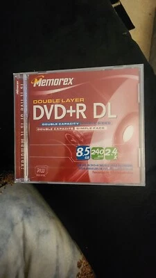 Memorex Double Layer DVD+R DL 8.5GB 2DISK! - Image 1 of 3