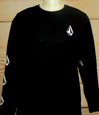 MENS VOLCOM BLACK THERMAL LONG SLEEVE T-SHIRT SIZE M - Image 1 of 3