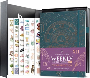 PRO Premium – Large Undated Weekly, Monthly & Budget Planner with Habit Tracker - Picture 1 of 12