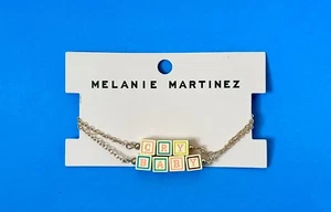 Melanie Martinez CRY BABY Blocks Bracelet Merch Jewelry Set - NEW - Picture 1 of 2