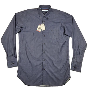 Camisa con botones American Heritage para hombre manga larga talla LT NUEVA CON ETIQUETAS Perfromance - Imagen 1 de 10