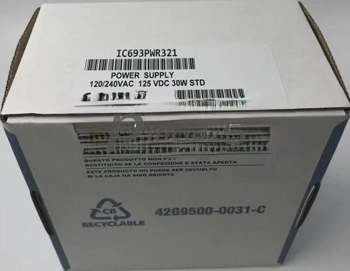 IC693PWR321 1PC New GE Fanuc IC693PWR321 Power Supply Expedited Shipping - Image 1 of 1